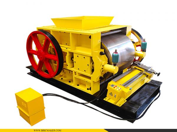 Double Roller Fine Crusher Mud Soil Refinement and Grind Machine