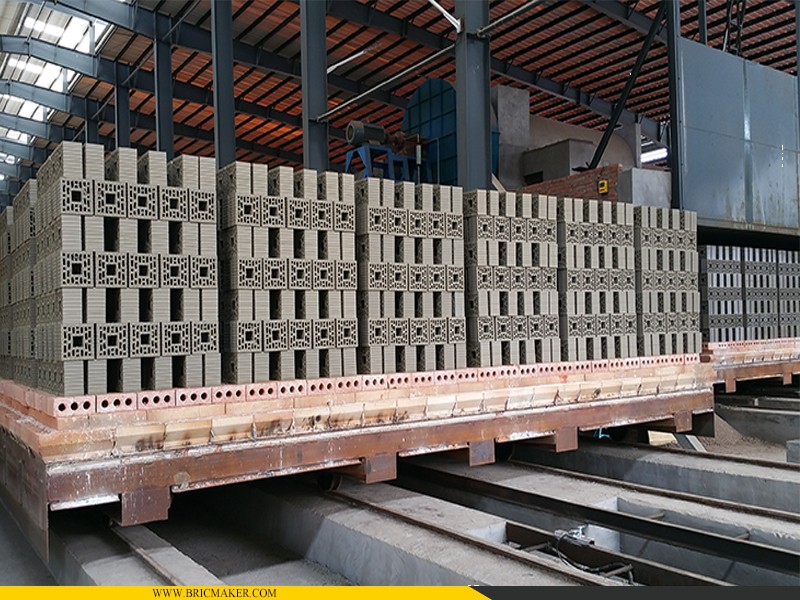 Daily 200,000 pcs Internal Combustion Brick Production Line Drying and Firing Tunnel Kiln