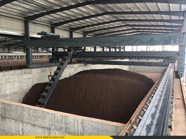 Мостовой многоковшовый экскаватор — оборудование для склада вылеживания (старения сырья)