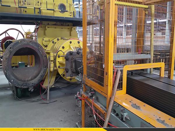 Автоматическая линия по производству глиняного кирпича с вакуумной экструзией и туннельной печью