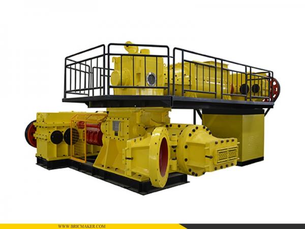 JKY75C II 4.0 Твердая пластиковая вакуумная экструзионная машина для формовки глиняных кирпичей