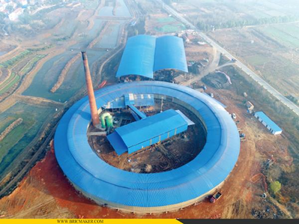 Передвижная туннельная печь для обжига глиняного кирпича с вращающейся камерой