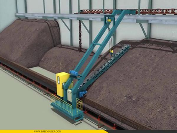 Реверсивная мобильная машина для распределения грунта — оборудование для силоса выдержки.
