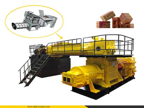 JKY75/65E IV Двухступенчатая экструзионная машина для формования кирпичей 35000-55000 PCS / Hour