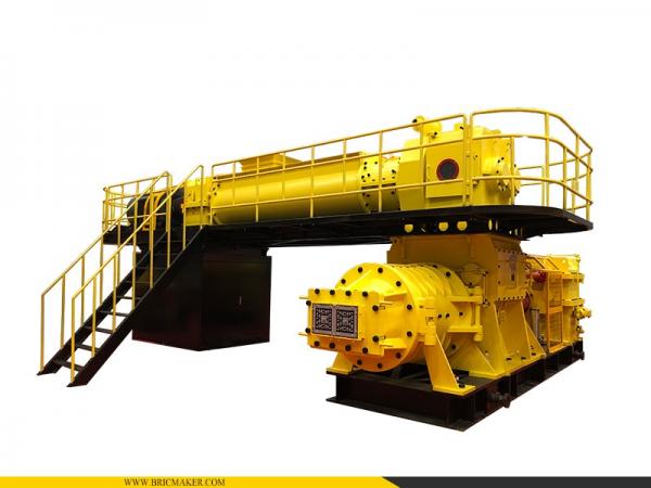 JKY75/65E III-4.0 Двухступенчатая вакуумная экструзионная машина для производства кирпичей 30000-50000 PCS / Hour